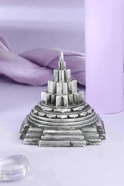 Antique Silver Meru Shree Yantra