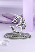 Antique Silver Om Symbol Showpiece
