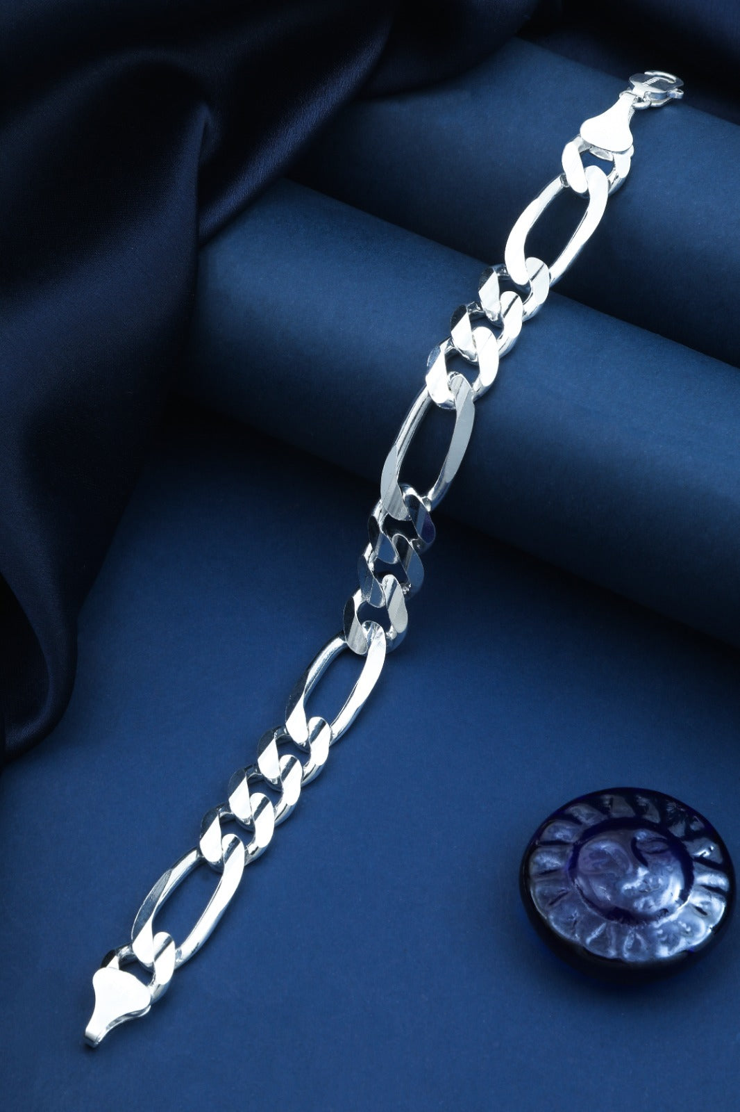 Grand Figaro Panel Silver Bracelet