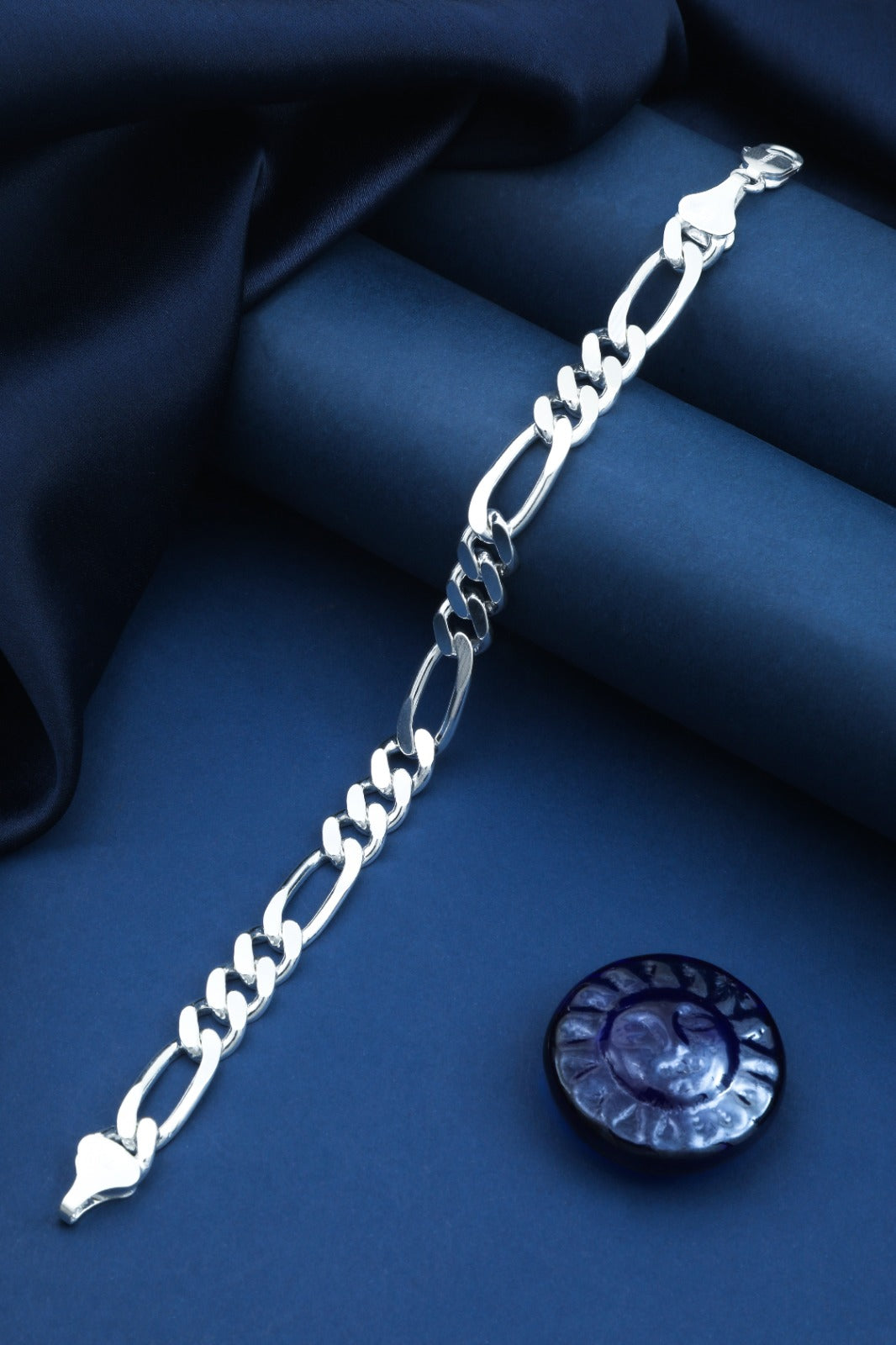 Bold Open Figaro Bracelet