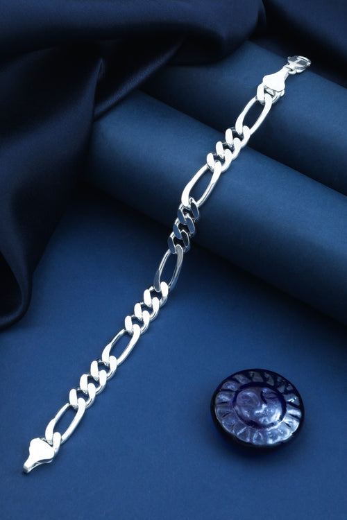 Bold Open Figaro Bracelet