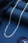 Angular Anchor Link Silver Chain