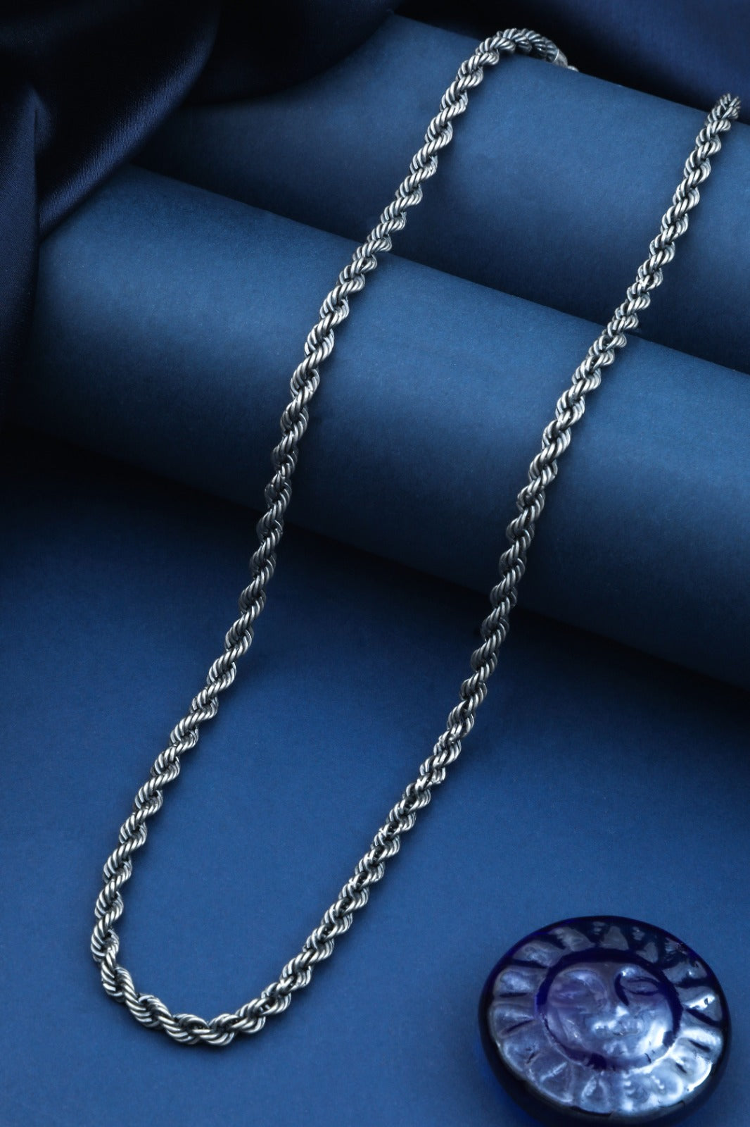 Oxidized-Tone Rope Chain
