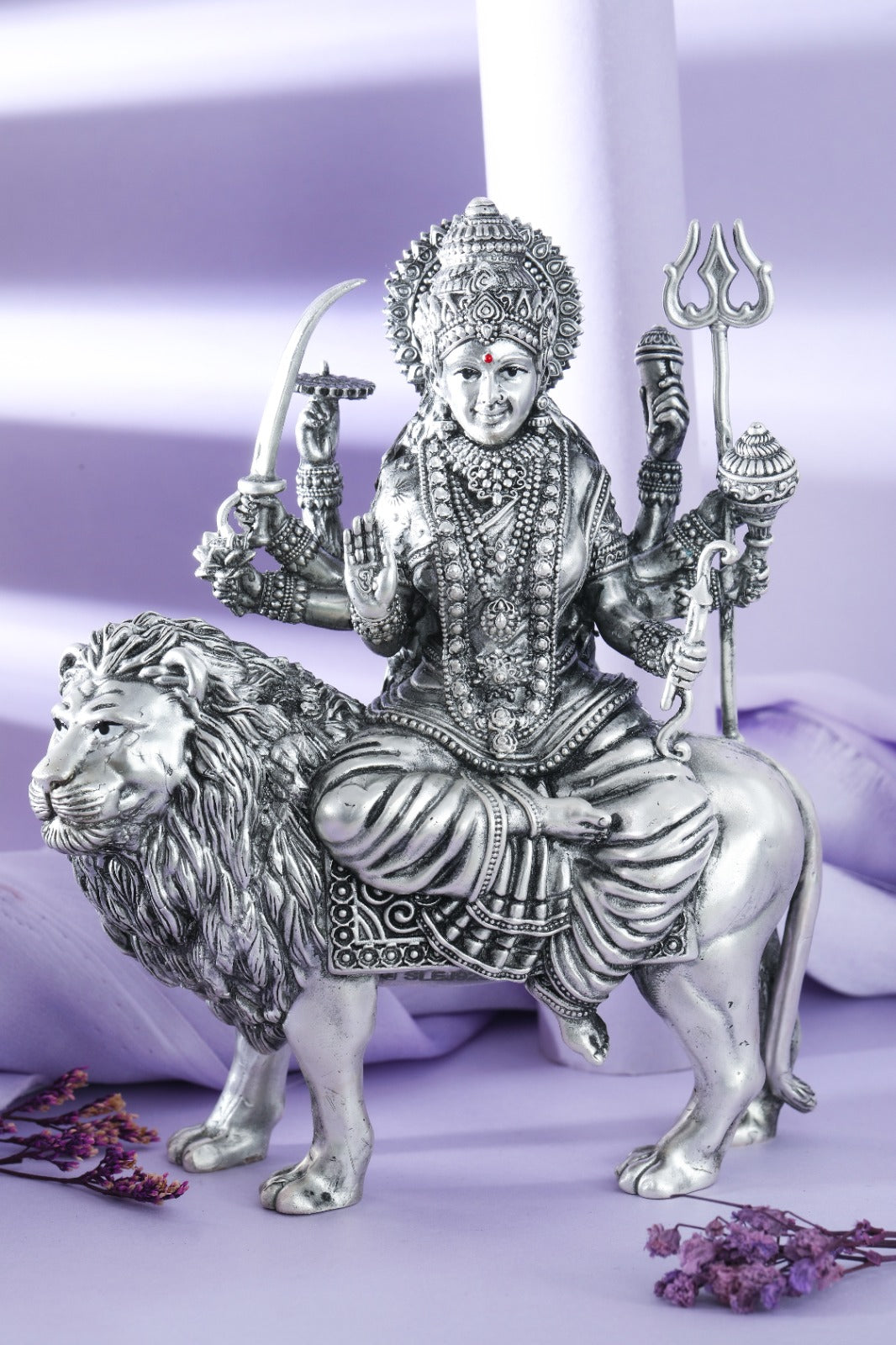 Durga Idol on Lion