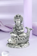 Silver Finish Jhulelal Idol on Fish