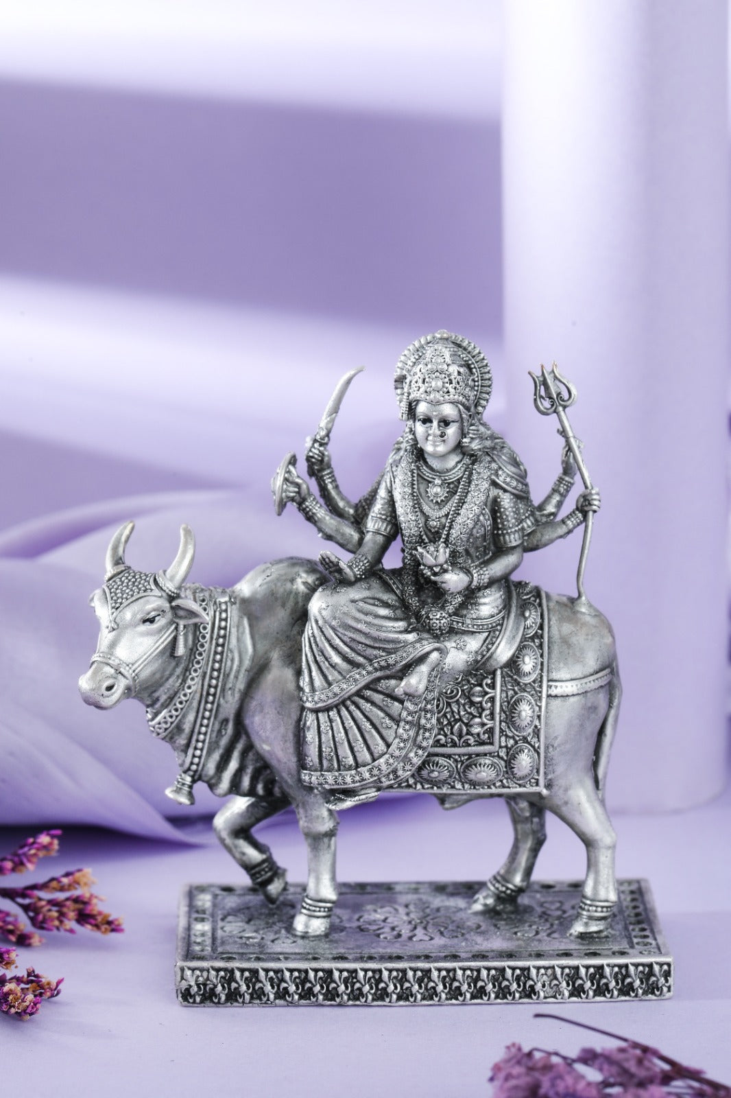 Silver Maa Shailputri Idol on Nandi